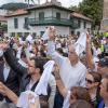 Así se vivió la marcha contra el terrorismo en Bogotá 