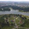 Vista aerea del parque Simon Bolivar