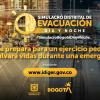 Cuáles son los horarios del simulacro de evacuación 4 de octubre 2023