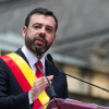 ¡No time to waste!: Carlos Galan in his inaugural speech as Mayor
