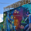 Barrio Altamira se transforma con 13 murales para recibir al cable aéreo 