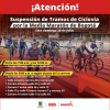 Tramos de la ciclovía suspendidos por la Media Maratón de Bogotá el 28 de julio 