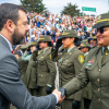 Ceremonia de ascenso de suboficiales de la Policía con presencia Galán