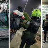 Policía capturó a tres personas durante operativo en el parque Tercer Milenio