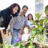 Homenaje en Bogotá a Estefanía Franco plantación árbol en su memoria 