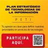 Participe en la actualización del Plan Estratégico de Tecnologías de Información