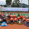 Imagen del Equipo Bogotá en la clausura del Torneo Internacional de Tenis en Silla de Ruedas