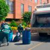 Foto de camión recolector de basuras en Bogotá.