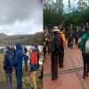 Foto de distintas personas en visitas a Entrenubes y Sumapaz 