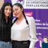 En la foto dos mujeres beneficiarias de las CIOM en Bogotá 