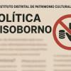 Imagen de un pare con letras Política Antisoborno