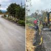 Fotos de la intervención vías rurales de seis zonas de Sumapaz al sur de Bogotá.