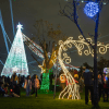 Imagen de la encendida de luces en el Parque El Tunal