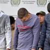En la foto algunos de los capturados en Bogotá 