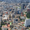 Imagen panorámica del centro de Bogotá