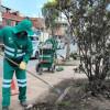 Foto que muestra un trabajador de Ciudad Limpia 