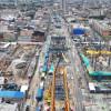 Foto de un frente de obra del Metro de Bogotá