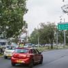 Foto de un panel informativo para reducir el exceso de velocidad en Bogotá 