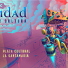 Imagen del cartel promocional del evento de Navidad es Cultura en la Plaza Cultural La Santamaría.
