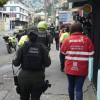 Foto de autoridades en operativo en Bogotá