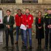 Foto de la rueda de prensa liderada por el alcalde Carlos Fernando Galán en la que se dieron a conocer resultados en materia de seguridad en 2025.