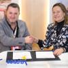 Foto de la firma del acuerdo entre Bogotá e Impulsa Igualdad en España, durante la Feria Internacional de Turismo (FITUR) 2026.
