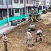 Foto del inició de la intervención de la vía principal del barrio El Socorro Kennedy en Bogotá.
