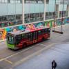 Foto de un bus de TransMilenio