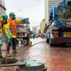 Foto que muestra trabajadores del Acueducto de Bogotá