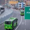 Foto de buses de TransMilenio