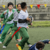 Imagen de niños realizado deporte y jugando