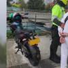Capturado con motocicleta robada