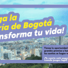 Pieza gráfica sobre la Lotería de Bogotá.