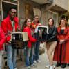 Foto del proceso de rescate de dos gatos en Suba Tibabuyes.