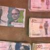 Dinero incautado en operativo