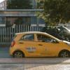 Foto de un taxi en Bogotá