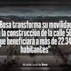 Obras viales y espacio público en calle 56F sur de Bosa, sur de Bogotá