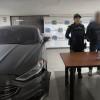 Hombre capturado y carro recuperado