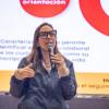 Foto de María del Pilar López Uribe, secretaria de Desarrollo Económico, durante la jornada de Rendición de Cuentas 2025.