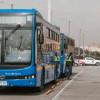 Foto de un bus de TransMilenio en Bogotá.