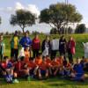 Niños y jóvenes de cinco escuelas deportivas del parque El Tunal.