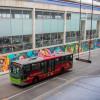 Foto de un bus de TransMilenio en Bogotá.