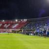 Estadio El Campín durante un partido entre Millonarios y Santa Fe