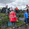 Foto del operativo de limpieza en el que se recogieron 100 llantas de calles de Bogotá.