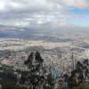 Foto panorámica de Bogotá.