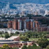 Imagen panorámica de los cerros orientales de Bogotá
