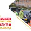 Pieza gráfica de curso de motociclistas