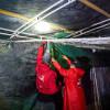 Foto del operativo de recuperación de espacio recuperados en el barrio Lucero, al sur de Bogotá