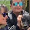 Familia bogotana con perro rescatado por el Distrito adoptado en Mundo Aventura