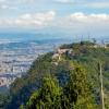 Foto panorámica de Bogotá con vista de Monserrate.